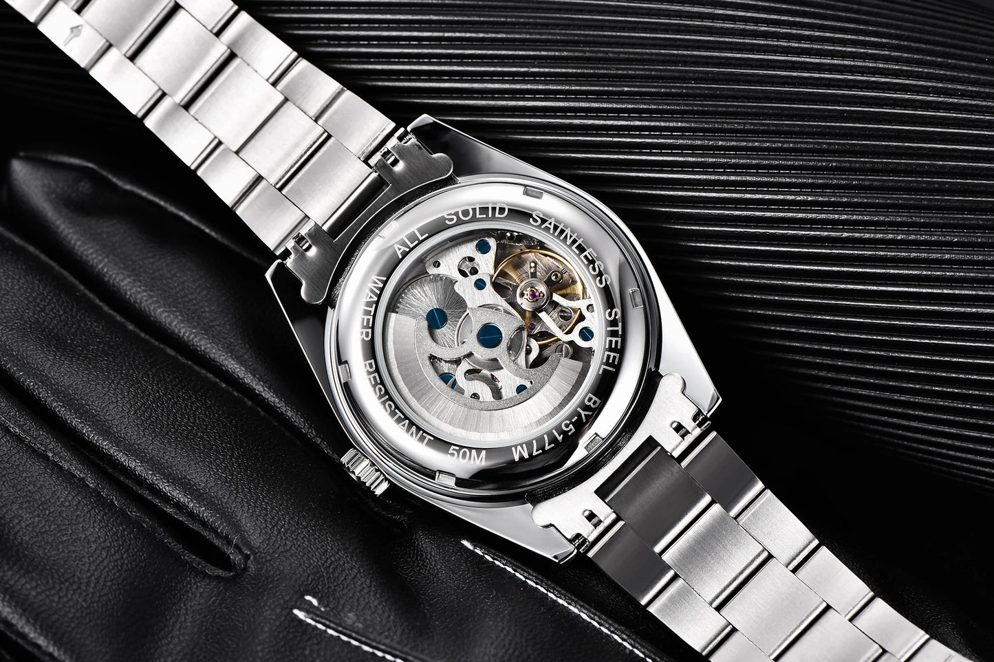 BENYAR 2025 Nuevo reloj mecánico automático para hombre, estilo business deportivo de lujo, relojes para hombre, resistente al agua 50M, Relogios Masculino
