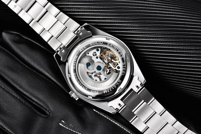 BENYAR 2025 Nuevo reloj mecánico automático para hombre, estilo business deportivo de lujo, relojes para hombre, resistente al agua 50M, Relogios Masculino
