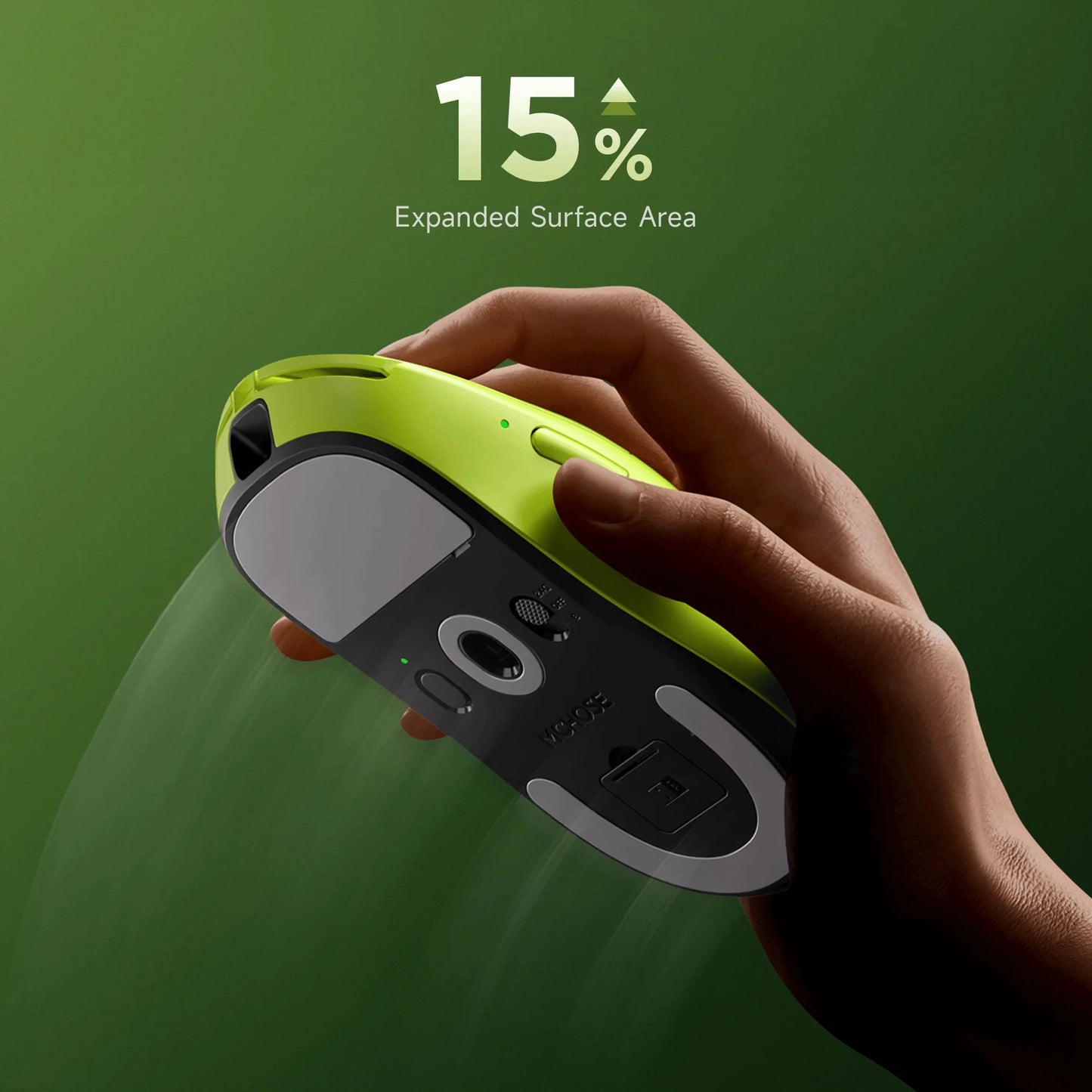 MCHOSE A7 V2 Rato Gaming Sem Fios Leve, Dupla Taxa de Polling de 8,000Hz, PAW3950 TI, Rato Gaming para Esports e Escritório