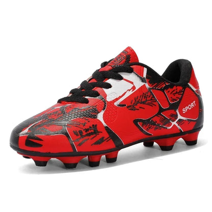 Chaussures de football pour hommes et enfants, crampons, ultra-légères, antidérapantes, pour terrain gazonné, chaussures de football professionnelles pour adultes, chaussures d'entraînement pour garçons, livraison direc