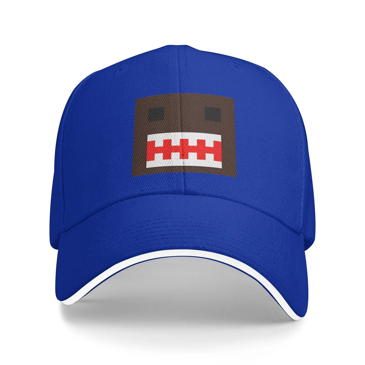Cappellino PIXEL Domo Kun con volto da bambola, modello Sandwich, per uomo e donna, stile hip-hop e baseball, carino e divertente, regolabile, adatto alla pesca e a tutte le stagioni