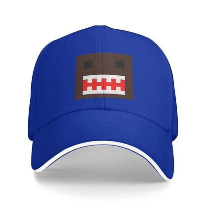 Cappellino PIXEL Domo Kun con volto da bambola, modello Sandwich, per uomo e donna, stile hip-hop e baseball, carino e divertente, regolabile, adatto alla pesca e a tutte le stagioni