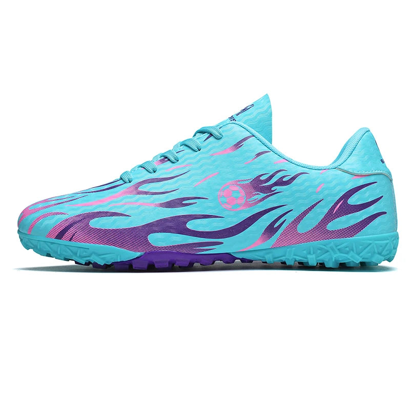 Men Professional Football Boots Cleats Boys Soccer Shoes Ankle Support Cleats Youth Outdoor Match Training Sneakers Non-slip.