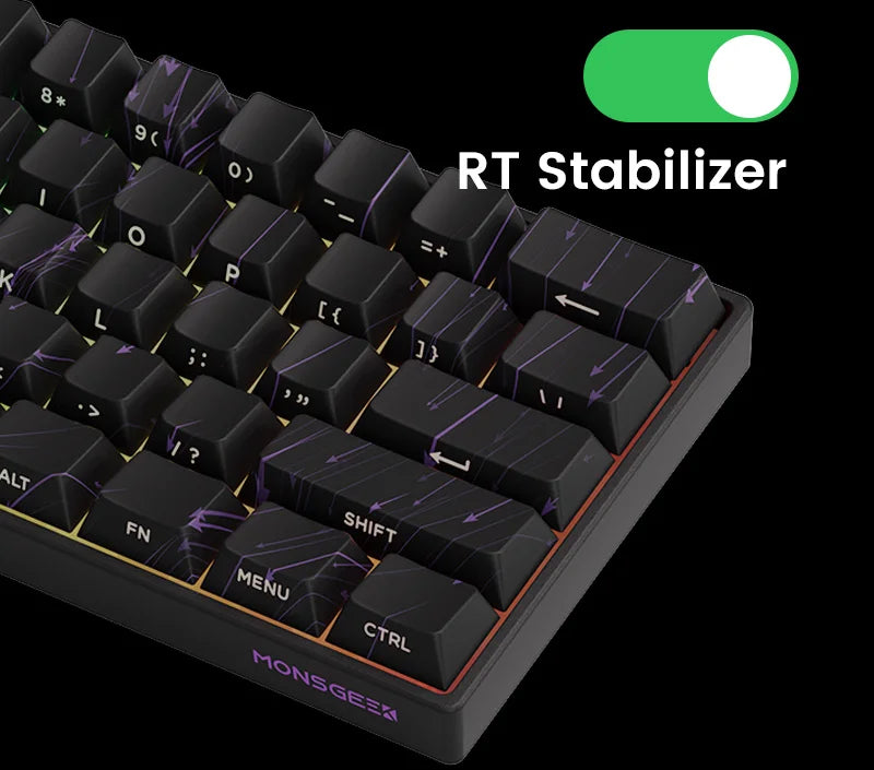 Akko MonsGeek FUN60 Ultra Mechanical Gaming Keyboard Magnetic Switch 60% Rapid Trigger 8K HE/TMR Custom Aluminum Keyboard Gamer