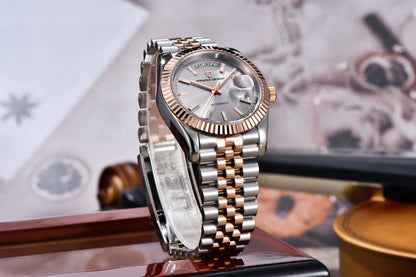 PAGANI DESIGN Enamel Dial 2026 New DD36 Men's Watches Silver Gold Luxury Automatic Watch Men Waterproof Mechanical Wristwatch