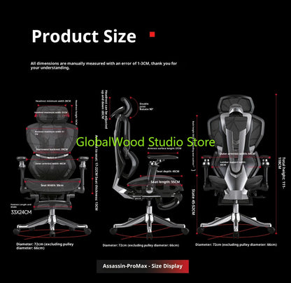 Ergonomic Chair for Desk Office Comfortable Armchair Furniture Chair Design Office Chair on Wheels