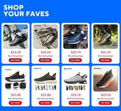Sapatos de Caminhada Baasploa para Homem, Outdoor e Escalada, em Malha Respirável, para Viagem e Caminhada, Antiderrapantes, Resistentes ao Desgaste, Confortáveis, Tipo Sneaker