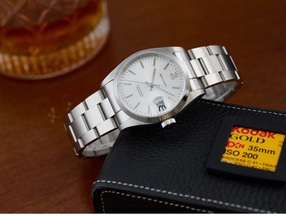 Baltany Men Automatic Watch 36MM Mechaical Wristwatch Bubble Sapphire 10ATM Waterproof C3 Luminous NH35