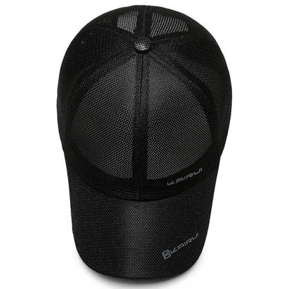 KAIRUI Atmungsaktive Vollmesh-Kappe – Trendige Baseballkappe für Herren, Hip-Hop-Kappe, Outdoor-Freizeit-Sport-Sonnenkappe für Damen, dekorative Kappe