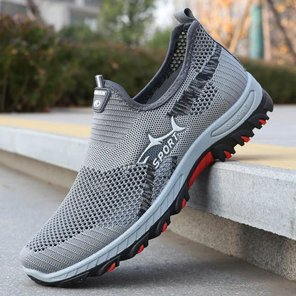 Men's summer sneakers, sporty men's mesh shoes, breathable sports shoes, canvas lightweight sneakers, cheap shoes clearance