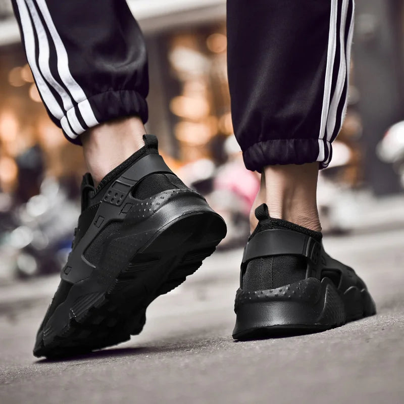 Men's Sneakers Fashion Lightweight Comfortable Breathable Sports Shoes for Walking Summer Mesh Flat Red Tennis Shoes