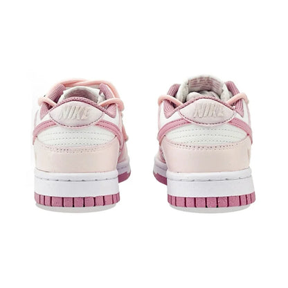 Zapatillas personalizadas Nike Dunk «Honeyed Rose»: nuevas zapatillas de skate de caña baja para mujer, pintadas a mano al estilo chino con motivos de corazones