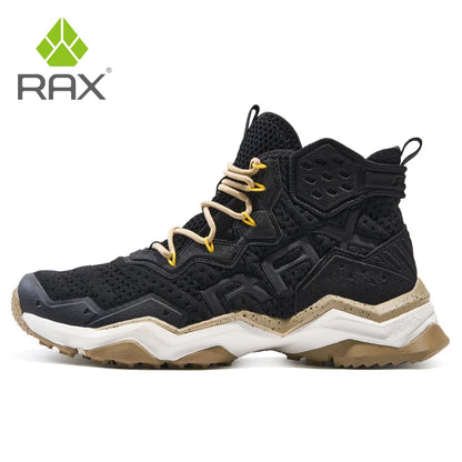 Rax Men's Waterproof Hiking Shoes Breathable Hiking Boots Outdoor Trekking Sports Sneakers Tactical Shoes