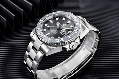 PAGANI DESIGN V2 Japan Movement 40MM Luxury Men's Mechanical Watch Sapphire Glass Ceramic Bezel Automatic Diving Watches for Men