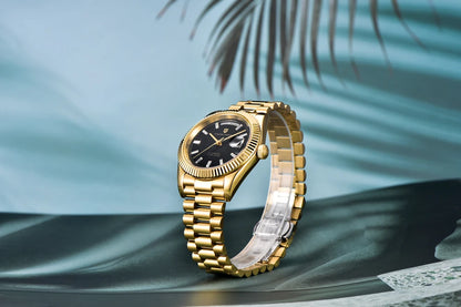 2026 New PAGANI DESIGN Rose Gold Luxury Men's Watches Automatic Mechanical Watch For Man AR Sapphire Waterproof Date Men Clock