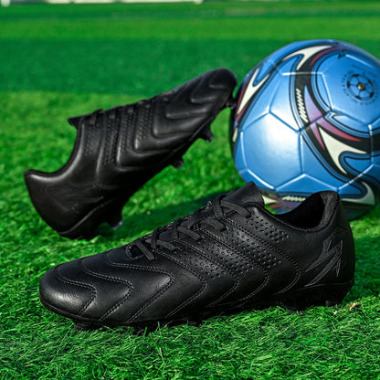 Sport Field AG/FG Soccer Cleats, PU Fabric Sweat-Wicking Upper, TPU Wear-Resistant Sole, Sturdy Durable for Men Women Kids