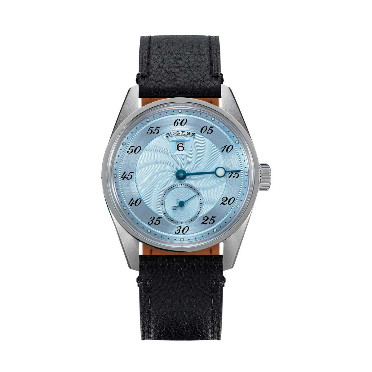Sugess Watch of Men Automatic Mechanical Wristwatches ST1721 Movement Luminous Simple Fashion Clock Waterproof Glass S451 New