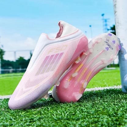 Chaussures de football pour hommes, crampons pour terrain synthétique, antidérapantes, résistantes à l'usure, respirantes, légères, pour entraînement sur gazon artificiel en extérieur.