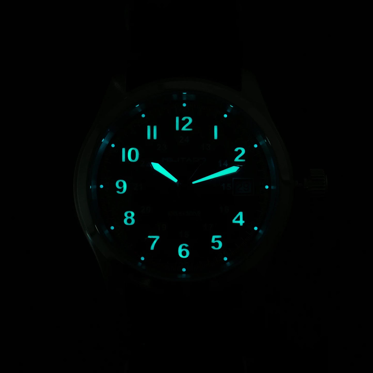 Militado ML08 Quartz Watch Ronda 515/VH31 Movement Domed Sapphire Wristwatch BGW9 Luminous 10Bar Waterproof 38mm Vintage Watches