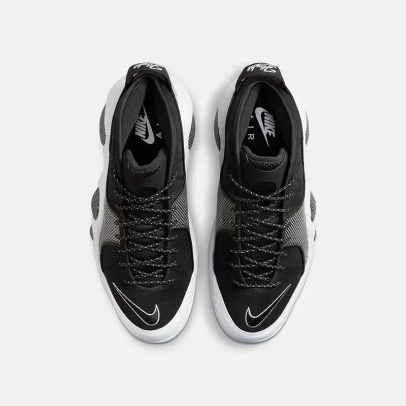 Nike Casual Men's Shoes Air Zoom Flight 95 Basketball Shoes Black & White Big Eyes DM0523-001