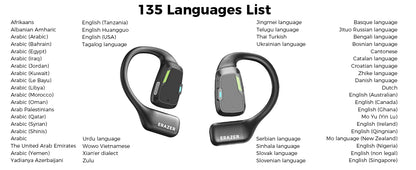 [AI Earphone]Translator Erazer XP6 Bluetooth Earphones Sleep ASMR Headset DIY Equalizer APP AI Wireless Headphones Office Travel