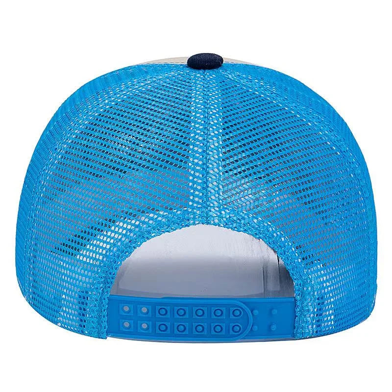 New Style Unisex Baseball Cap Classic STATION Letter Pattern Mesh Cap Men and Women Breathable Streetwear Summer Trucker Hat