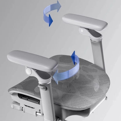 Sedia da ufficio in rete ergonomica executive per computer e gaming, arredo moderno girevole con ruote e regolabile, sedia gaming ergonomica