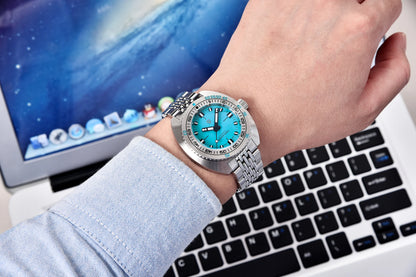 PAGANI DESIGN 2025 New Men's Automatic Mechanical Divers Watches NH38 Sapphire Stainless Steel 300m Waterproof AR Watch for Men