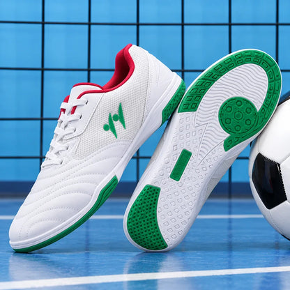 Nouvelles chaussures de football pour hommes, antidérapantes, de haute qualité, pour futsal et terrain en gazon, chaussures de football montantes, baskets, pour matchs en salle et en extérieur, meilleures ventes