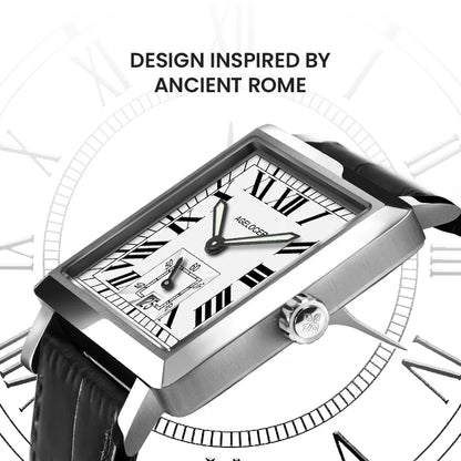 AGELOCER Original Codex Watch Men's Square Business Formal Automatic Mechanical Watch Birthday Gift for Men