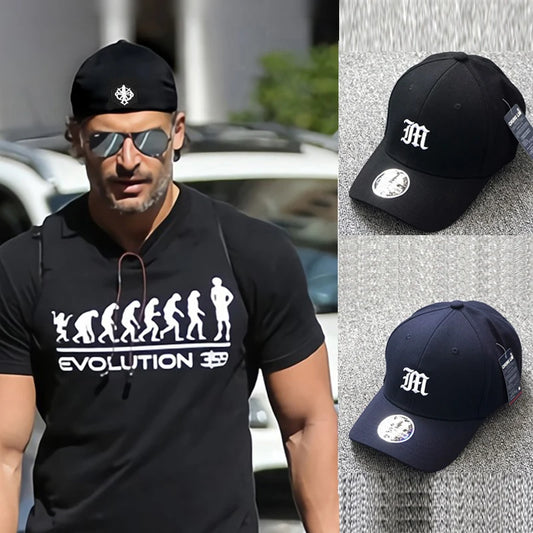 Fitted Full Stretch Closed Cap Hat Letter M Flexible Bill New Trucker Men Flex Dad Hip Hop Baseball Snapback Sun Visor Era