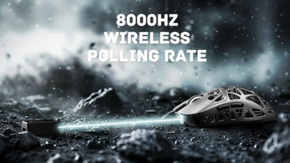 Mouse da gaming ATTACK SHARK R2 in lega di magnesio PAW3950, tri-mode, 8000hz, 42000 DPI, ultraleggero 45g, microswitch da 100M clic