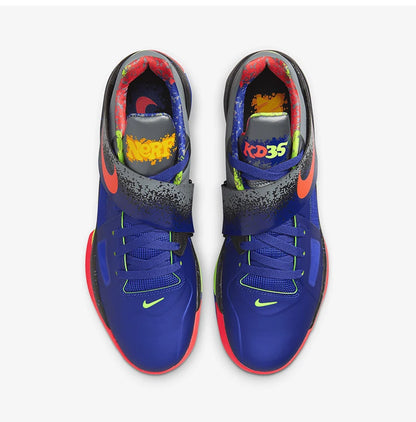 Nike KD 4 NERF originali da uomo, scarpe da basket basse ammortizzate e pratiche FQ8180-400