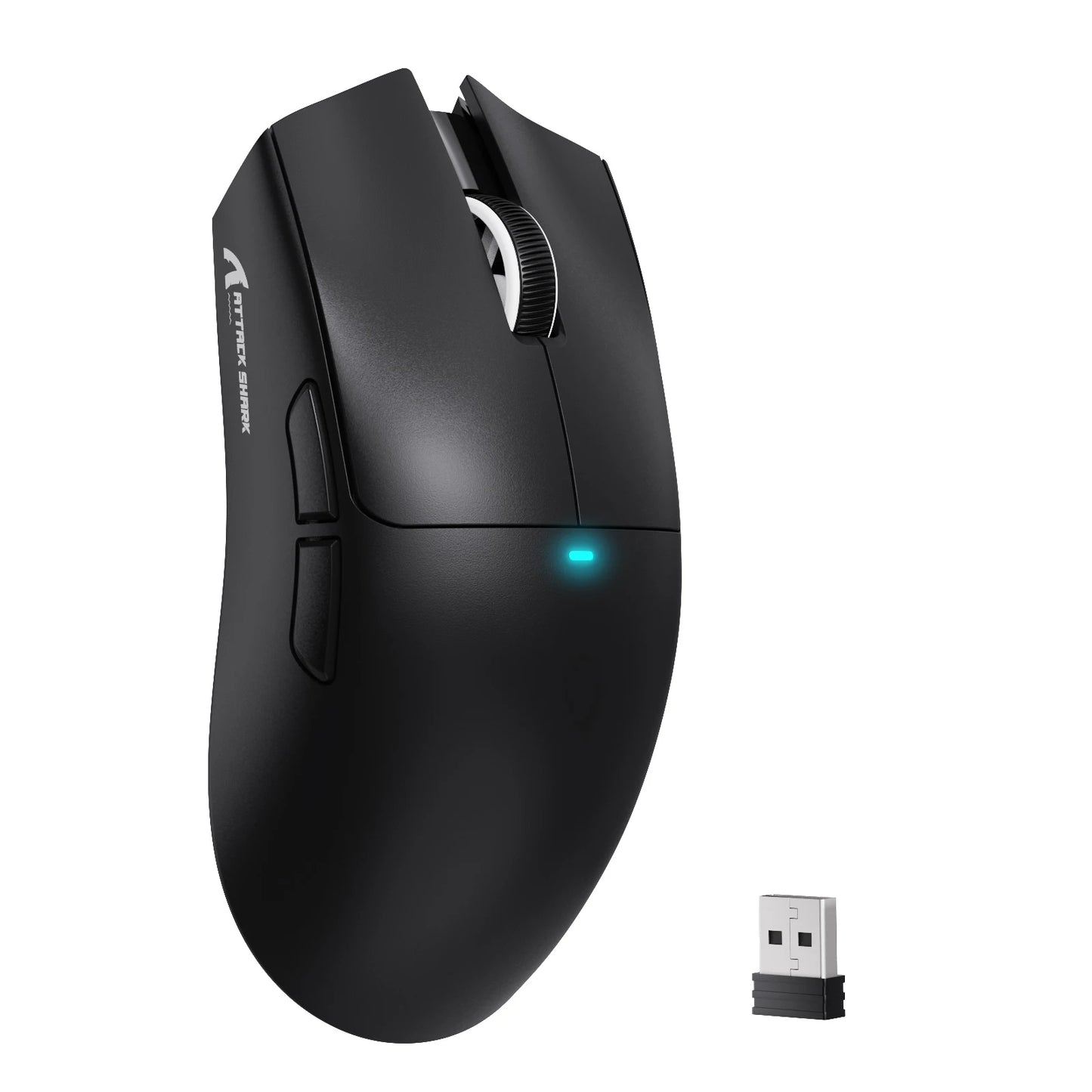 Mouse da gaming wireless ATTACK SHARK X11SE, tri-mode, ultraleggero 63g con sensore PAW3311, 22000 DPI, batteria 300mAh, doppio driver
