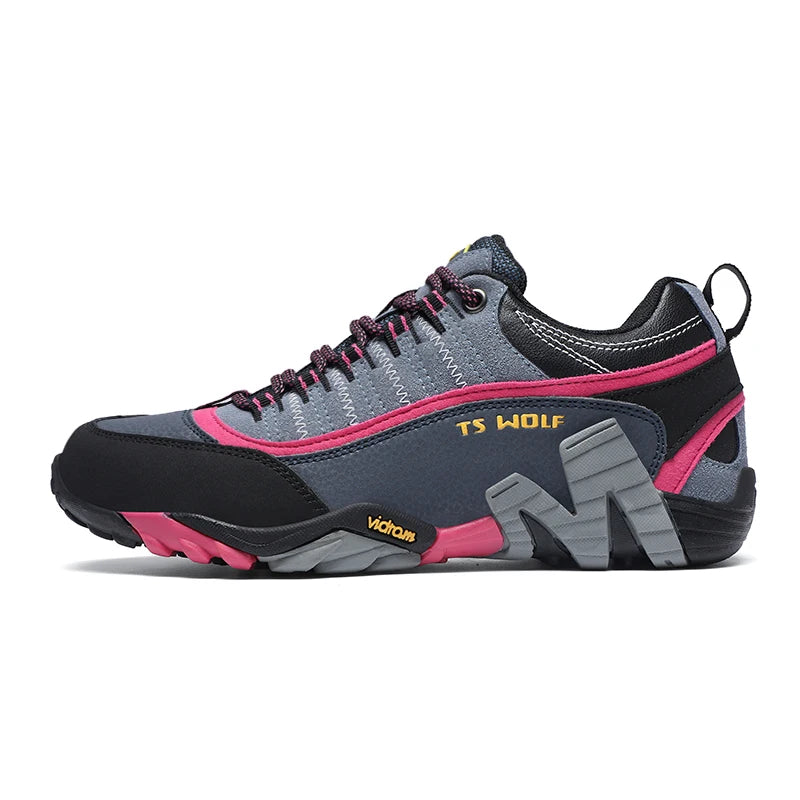 Sapatos de Trekking para Homem Outdoor Lover, Impermeáveis, Botas de Caminhada de Montanha em Couro Genuíno, Sapatos Táticos de Caça Woodland