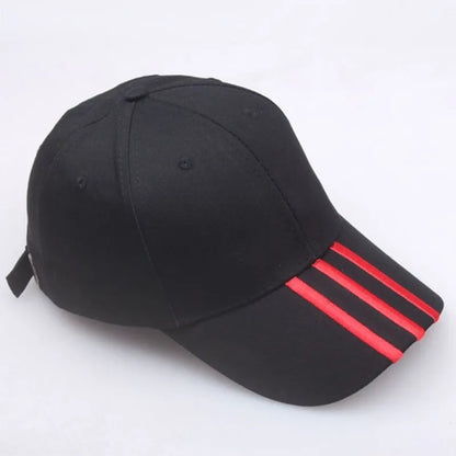 Baseballkasketter til mænd Casual bomuldsbroderede stribede snapback-hiphop-kasketter til kvinder Udendørs sportskasketter til mænd Gorras