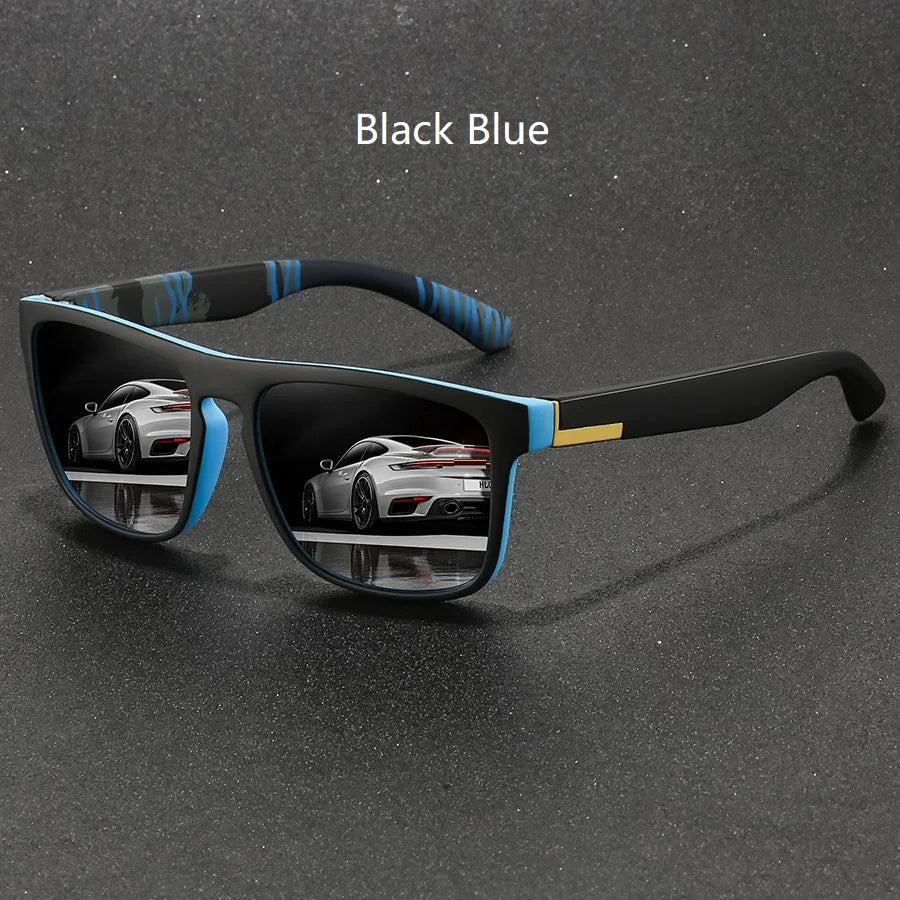 Classic Vintage Fashion Square Sunglasses Fashion Luxury Brand Men Women Fishing Driving Eyewear Designer Sun Glasses