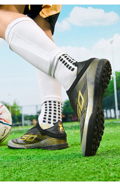 Chaussures de Football originales professionnelles pour hommes, confortables, de haute qualité, bottes de Football rapides pour entraînement, chaussures de Football ultralégères