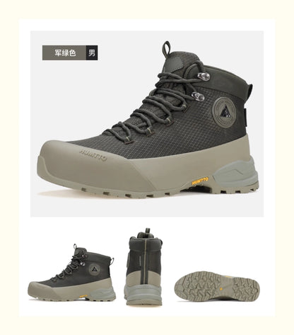 HUMTTO Hiking Shoes Men Winter Outdoor Sports Climbing Shoes Hunting Boots Warm Outdoors Ankle Travel Boots Trekking Sneakers