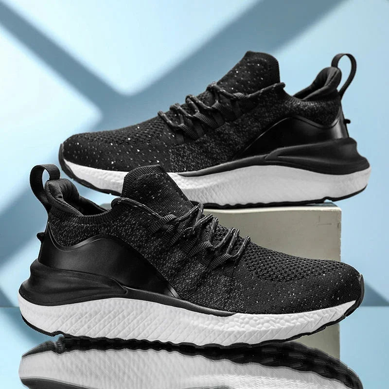 NEW Mijia Sport Shoes 4 Lightweight Ventilated Elastic Knitting Leisure Breathable Non-Slip Running Trainer Sneakers