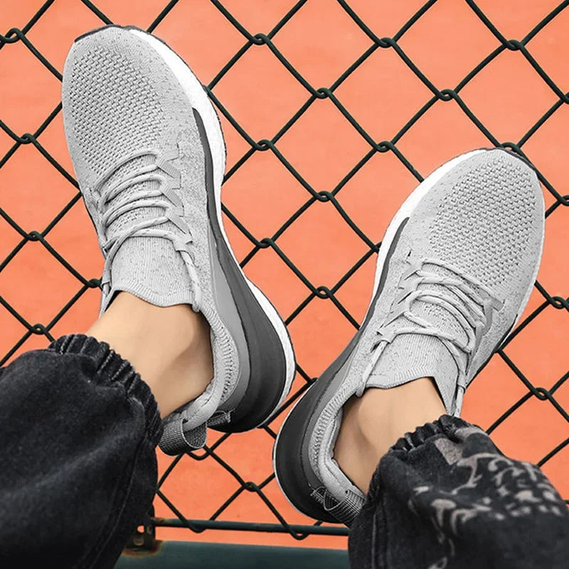 NEW Mijia Sport Shoes 4 Lightweight Ventilated Elastic Knitting Leisure Breathable Non-Slip Running Trainer Sneakers