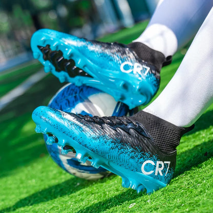 Scarpe da calcio da adulto autunnali di tendenza, ammortizzanti, morbide e stabili, scarpe sportive leggere con ritorno elastico e tacchetti avvolgenti