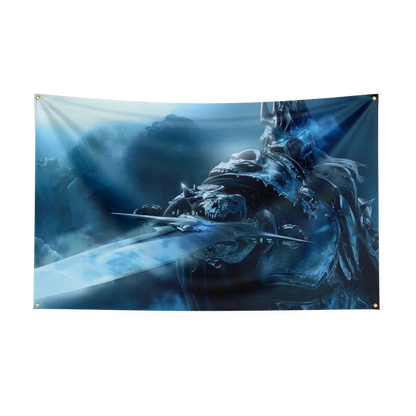 90X150CM Worlds of Warcrafts Wow Flag Polyester Digital Printed Game Tapestry Curtain For Decor dota1s