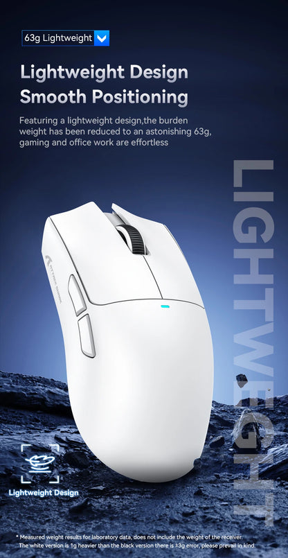 ATTACK SHARK X11 Gaming Mouse and X11 SE Wireless Mouse 22000 DPI, PAW3311 Sensor, BT/2.4G/Wired, 59g Lightweight, 2000W Clicks