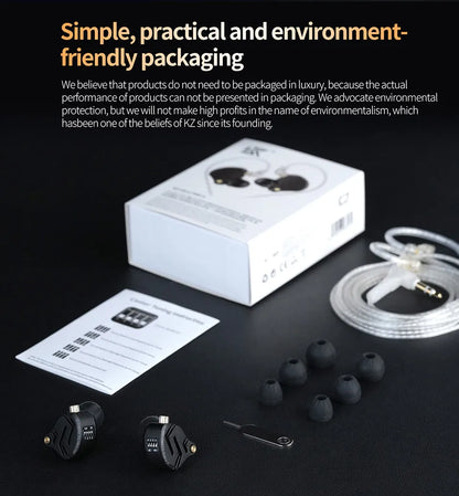 Auricolari IEM KZ ZS12 PRO X con tecnologia ibrida dinamica e armatura bilanciata, upgrade HiFi bassi, cuffie in-ear con cavo tuning