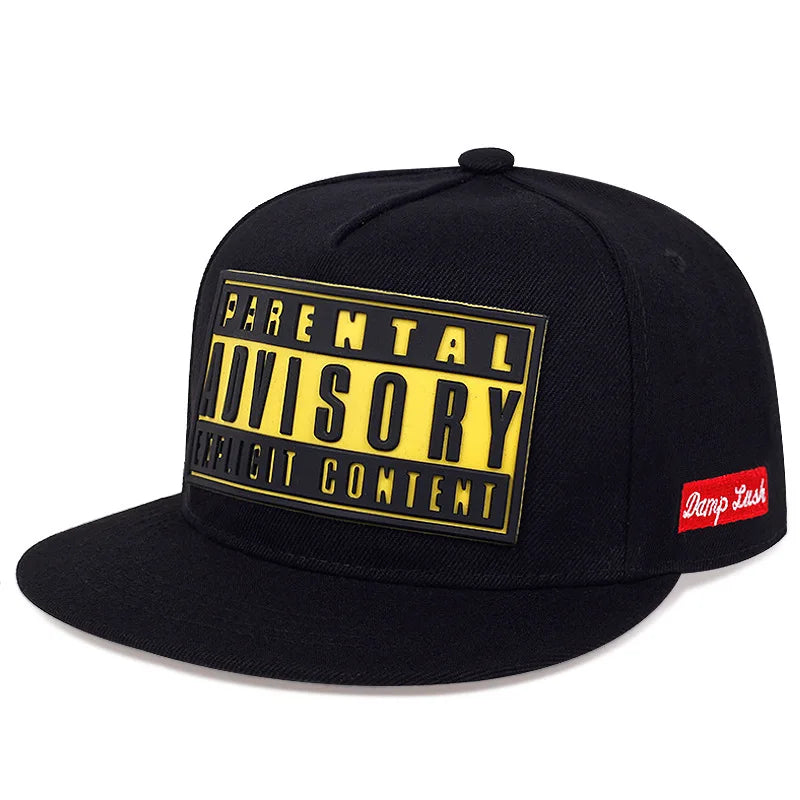 Flat Bill Visor Trendy Patch Snapback-kasket Hip Hop Color Block Baseballkasket Unisex Letvægts solbeskyttelse Dad Hats til kvinder og mænd