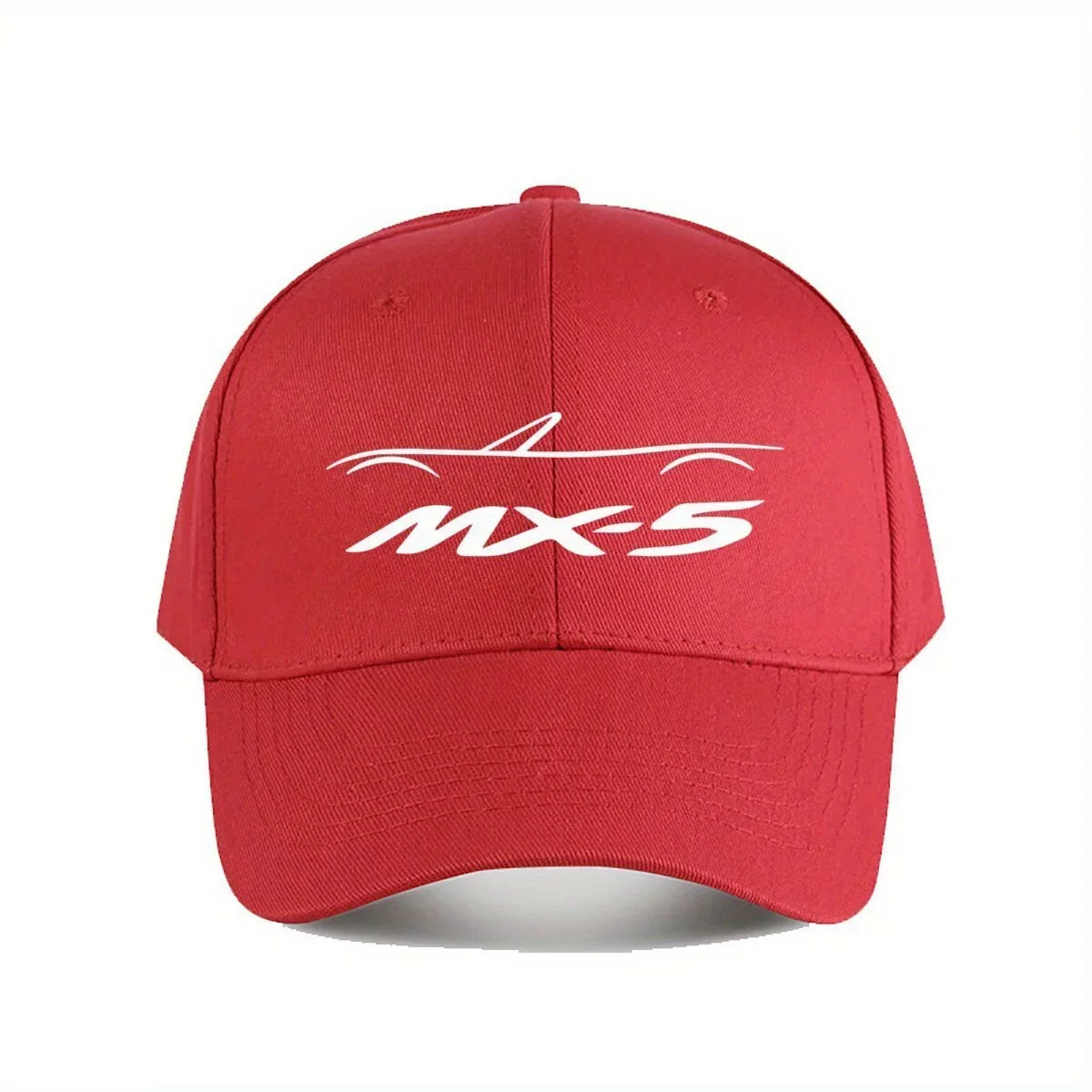 Șapcă de baseball MX5 NA pentru bărbați și femei – Șapcă elegantă din poliester negru cu logo alb, rezistentă, potrivită pentru pescuit în aer liber și ținute casual