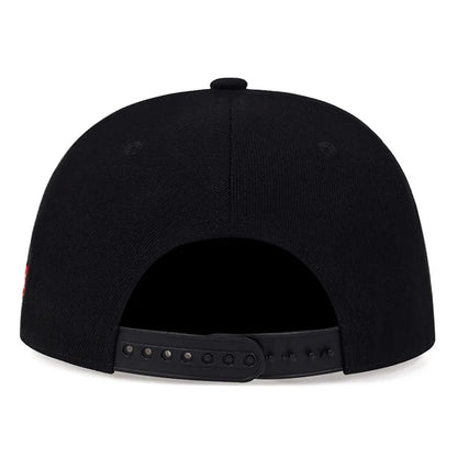 Flat Bill Visor Trendy Patch Snapback-kasket Hip Hop Color Block Baseballkasket Unisex Letvægts solbeskyttelse Dad Hats til kvinder og mænd
