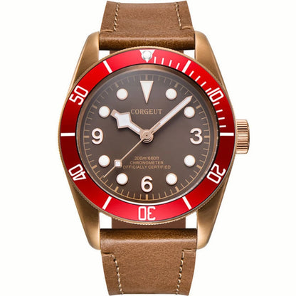 Luxury NH35A Corgeut 41mm Automatic Men Watch PVD Case Sapphire Military Male 10BAR wim Watches Luminous Mechanical WristWatches