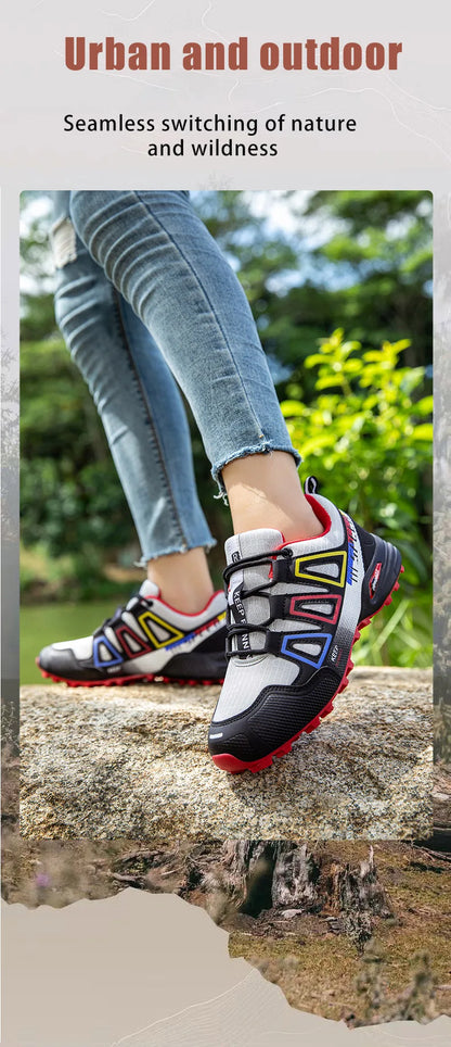 Women’s Waterproof Hiking Shoes Outdoor Sports Shoes Women’s Walking Travel Sports Shoes Bicycle Sports Shoes Running Sports Shoes
